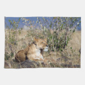 Lioness ruststing theedoek (Horizontaal)