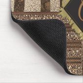 Lioness Safari Chic Oerwoud Gold Modern Sparkle Muismat (Hoek)