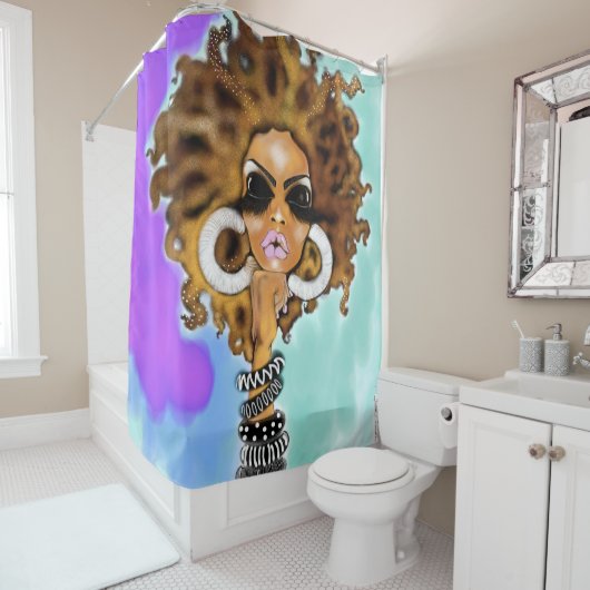 LIONESS Shower Curtain Douchegordijn (In situ)
