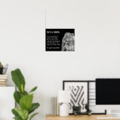 Lioness Thormed Inspirerend Poetry Poster (Thuiskantoor)