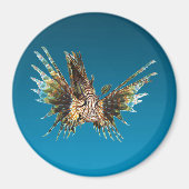 Lionfish - Abstract Design - Cut out of a photo |  Magneet (Voorkant)