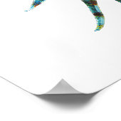 Lionfish - Abstract Ontwerp - Knippen uit een foto Poster (Hoek)