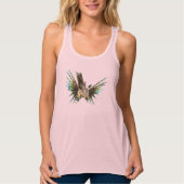 Lionfish - Abstract Ontwerp - Knippen uit een foto Tanktop (Voorkant)