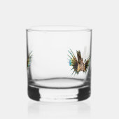 Lionfish - Abstract Ontwerp - Knippen uit een foto Whisky Glas (Achterkant)
