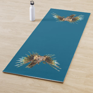 Lionfish - Abstract Ontwerp - Knippen uit een foto Yogamat