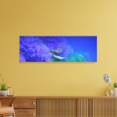Lionfish Aquarium fish Paars Pterois Zebravis Canvas Afdruk (Insitu (Woonkamer))
