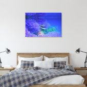 Lionfish Aquarium fish Paars Pterois Zebravis Canvas Afdruk (Insitu (Slaapkamer))