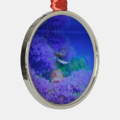 Lionfish Aquarium fish Paars Pterois Zebravis Metalen Ornament (Rechts)