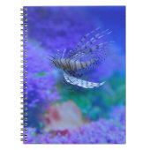 Lionfish Aquarium fish Paars Pterois Zebravis Notitieboek (Voorkant)