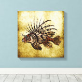  Lionfish Art Print No.2A (Insitu (Houten vloer))