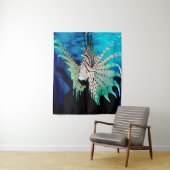 Lionfish Beauty Wandkleed (In situ)