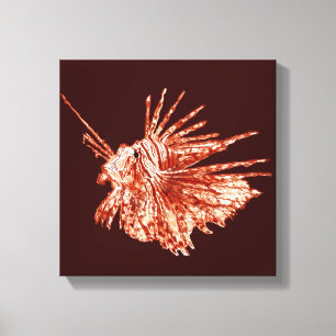 Lionfish Canvas Afdruk