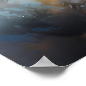 Lionfish Elegance: Waterverf van Ocean's Jewel Poster (Hoek)