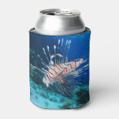 Lionfish of Pterois Miles, Ocean Reef Fish Blikjeskoeler (Blikje Voorkant)