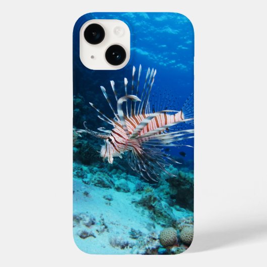 Lionfish of Pterois Miles, Ocean Reef Fish Case-Mate iPhone Case (Achterkant)