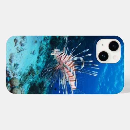 Lionfish of Pterois Miles, Ocean Reef Fish Case-Mate iPhone Case (Achterkant (horizontaal))