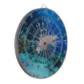 Lionfish of Pterois Miles, Ocean Reef Fish Dartbord (Voorkant Links)