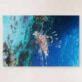 Lionfish of Pterois Miles, Ocean Reef Fish Legpuzzel (Horizontaal)