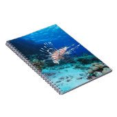 Lionfish of Pterois Miles, Ocean Reef Fish Notitieboek (Rechterzijde)