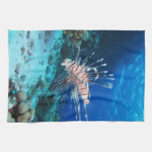Lionfish of Pterois Miles, Ocean Reef Fish Theedoek (Horizontaal)