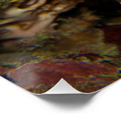 Lionfish van dichtbij! Zeer close en intense foto  Perfect Poster (Hoek)