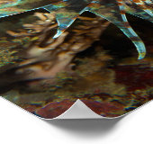 Lionfish van dichtbij! Zeer close en intense foto  Poster (Hoek)