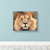 Lionfoto Canvas Afdruk (Insitu (Houten vloer))