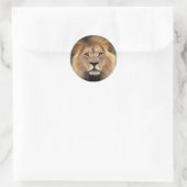 Lionfoto Ronde Sticker (Tas)