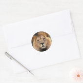 Lionfoto Ronde Sticker (Envelop)