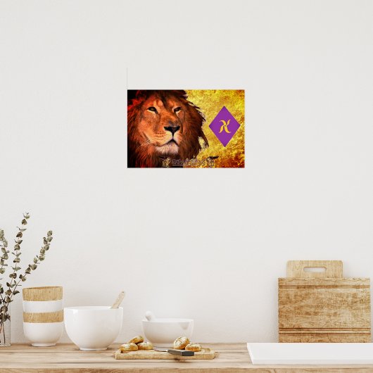 Lionfrequentie Poster (Keuken)