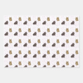 Lionhead bunnies inpakpapier vel (Voorkant)