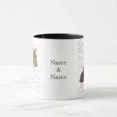 Lionhead bunnies with hearts  mok (Midden)