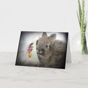 Lionhead Bunny and Teacup All Occasions Kaart