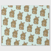 Lionhead bunny  cadeaupapier (Vlak)