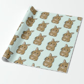 Lionhead bunny  cadeaupapier (Uitgerold)