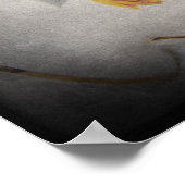 Lionhead Bunny en Teacup Poster (Hoek)