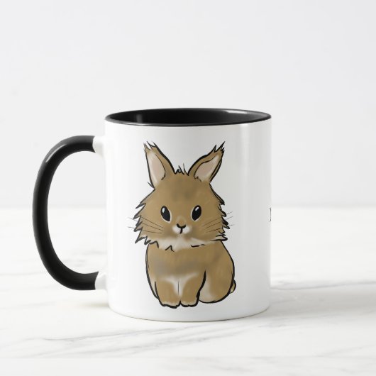 Lionhead bunny mok (Links)