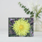 LionHead Dandy Lion Flower Floriography Briefkaart (Staand voorkant)