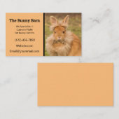 Lionhead Rabbit Breeder Visitekaartje (Voorkant / Achterkant)