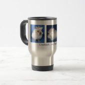 Lionhead Trio Travel mug Reisbeker (Voorkant links)
