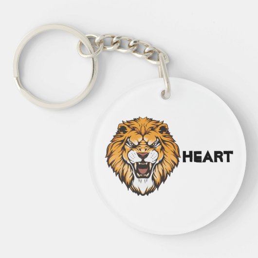 LIONHEART Acryl Sleutelhanger (Voorkant)