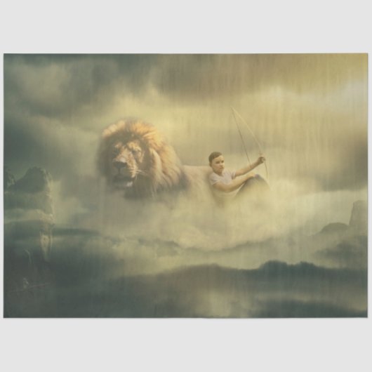 LionHeart-deduplicatieweefselpapier Tissuepapier (Voorkant)