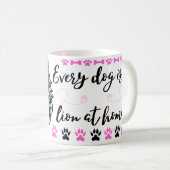 Lionhearted Loyalty: Vieren van de Majestic Spir Koffiemok (Voorkant rechts)