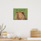 Lionhond Poster (Keuken)