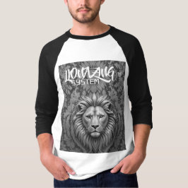 Lionisering van het systeem t-shirt
