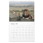 Lionkalender 2014 (één pagina) kalender (Feb 2027)