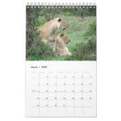 Lionkalender 2014 (één pagina) kalender (Mar 2027)