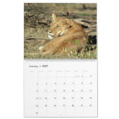 Lionkalender 2014 (twee pagina's) kalender (Jan 2027)