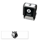 Lionkop Zelfstandige rubberstempel Zelfinktende Stempel (In situ)