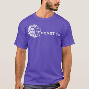 Lionkopbeest op gym Motivation Fitness Gezegden T-shirt